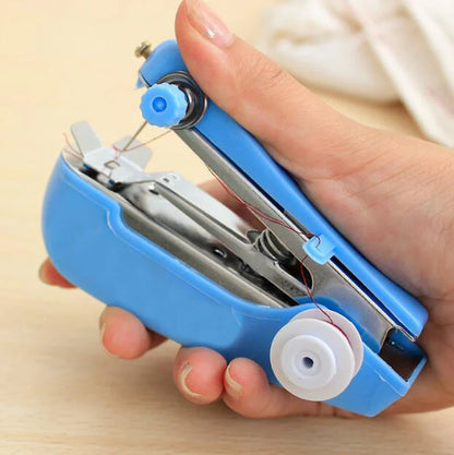 Mini Handheld Sewing Machine Manual Handy Needlework Cordless Stitch Sew Clothes Portable Household DIY Sewing Tools Accessories