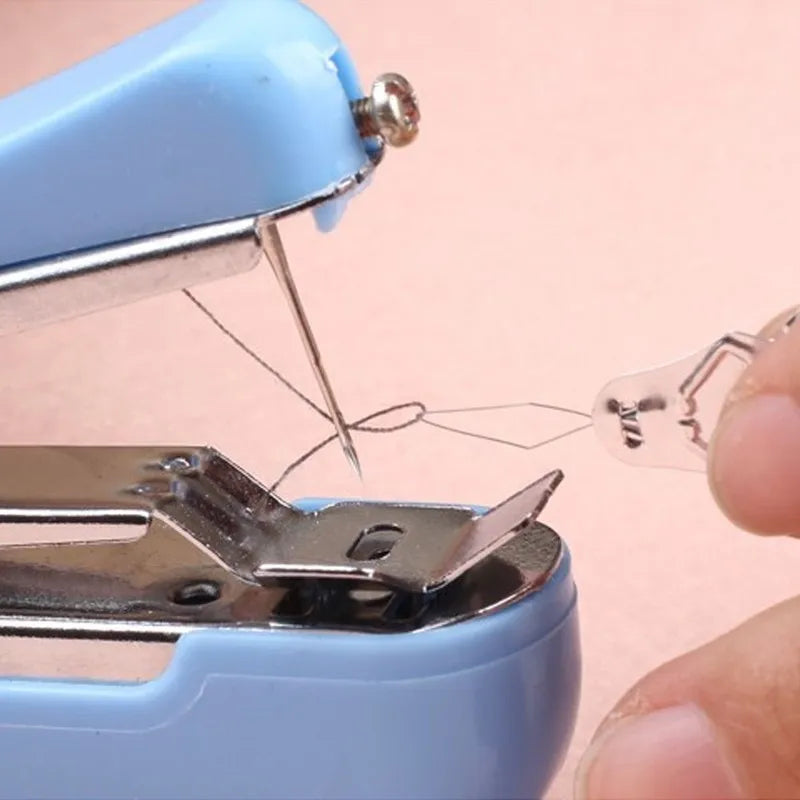 Mini Handheld Sewing Machine Manual Handy Needlework Cordless Stitch Sew Clothes Portable Household DIY Sewing Tools Accessories